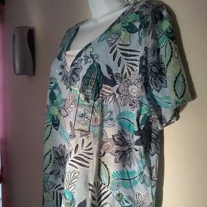 Printed Tunic Blouse